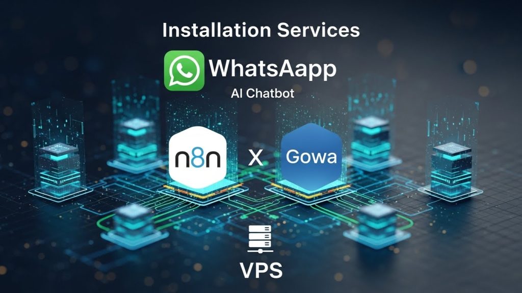 Jasa Instalasi n8n + Gowa WhatsApp + Chatbot AI di VPS